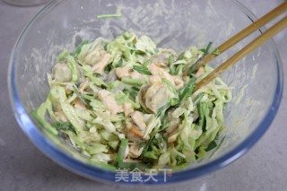 关西风味海鲜煎饼的做法步骤：7