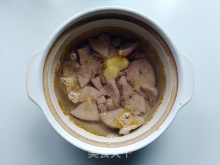 豆芽猪肝汤的做法步骤：5