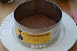 6寸桑葚渐变慕斯的做法步骤：5