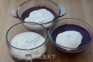 6寸桑葚渐变慕斯的做法步骤：6