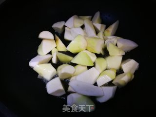 油焖茭白的做法步骤：3