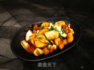 油焖茭白的做法步骤：7