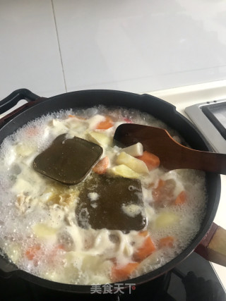 海鲜咖喱小面包的做法步骤：3