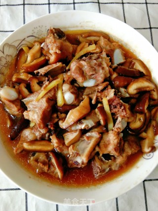香菇蒸排骨的做法步骤：7