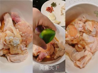 藤椒香干翅根的做法步骤：2
