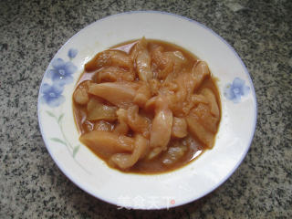 鸡胸肉炒夜开花的做法步骤：9
