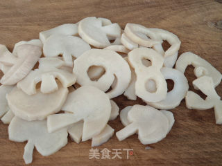 咖喱花形杏鲍菇的做法步骤：2