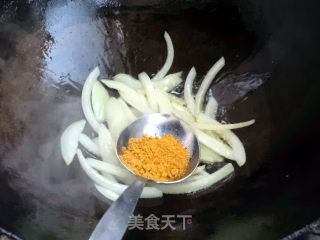 咖喱花形杏鲍菇的做法步骤：5