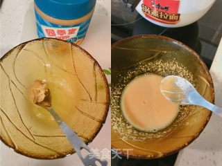 猪油花生酱拌面的做法步骤：2
