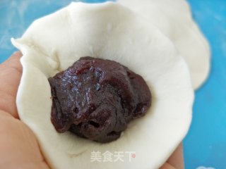 油炸豆沙饼的做法步骤：4