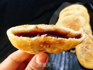 油炸豆沙饼的做法步骤：12
