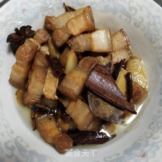 家常红烧肉，甜辣口味的做法步骤：3