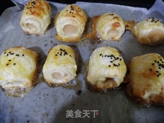 芝士香肠卷的做法步骤：7