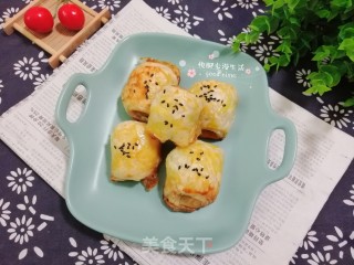 芝士香肠卷的做法步骤：8
