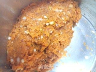 土豆肉馅水饺 豇豆肉馅水饺 胡萝卜肉馅水饺的做法步骤：3