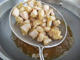 溜肉段的做法步骤：7