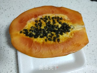 木瓜西瓜汁的做法步骤：1