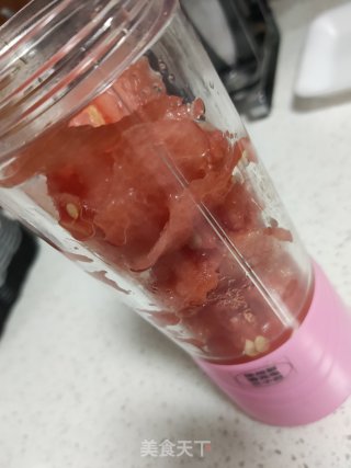 木瓜西瓜汁的做法步骤：4