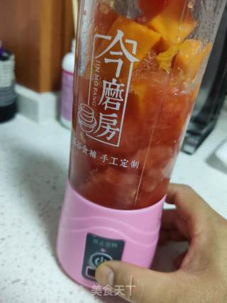 木瓜西瓜汁的做法步骤：7