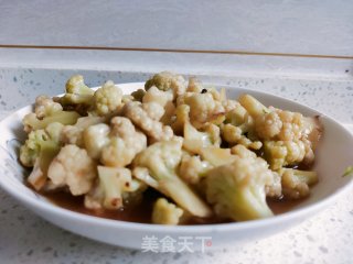 素炒菜花的做法步骤：11