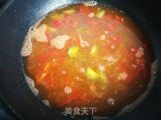 黄瓜榨菜蛋花汤的做法步骤：6