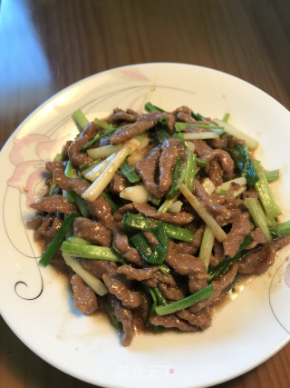 葱香牛柳的做法步骤：7