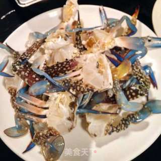 姜葱炒花蟹的做法步骤：2
