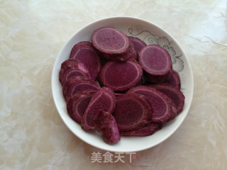 紫薯糯米糍的做法步骤：1