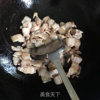 五花肉烧瓠子干的做法步骤：3