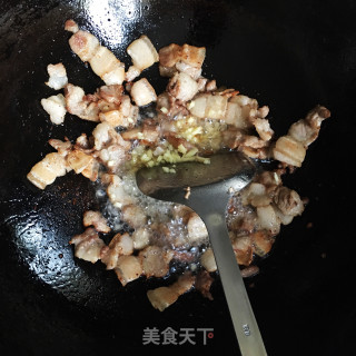 五花肉烧瓠子干的做法步骤：4