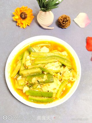 豆腐炒丝瓜的做法步骤：4