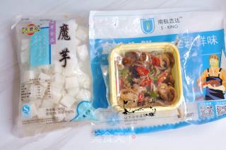 小章鱼炒魔芋的做法步骤：1