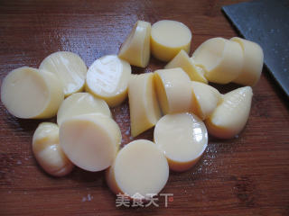 黑木耳樱玉豆腐煮小白菜的做法步骤：4