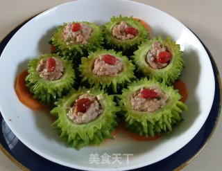蒸苦瓜酿肉的做法步骤：7