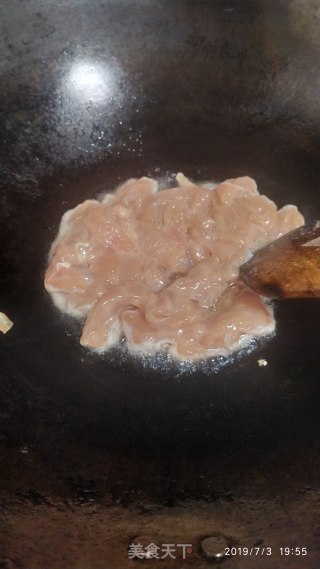 鸡胸肉炒窝笋的做法步骤：6