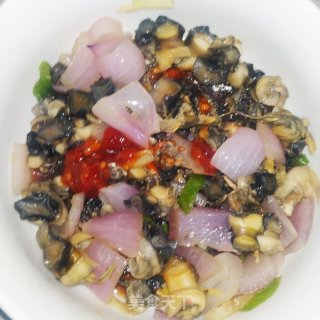 办公室美食时光～香辣田螺肉的做法步骤：5
