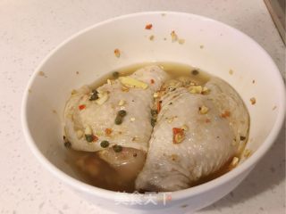 藤椒去骨烤鸡腿的做法步骤：5