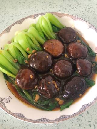 香菇青菜的做法步骤：15