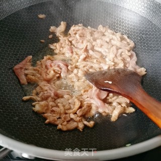 青椒肉丝的做法步骤：5