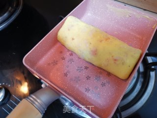 牛牛的减脂餐—鲜虾厚蛋烧配虾仁的做法步骤：8