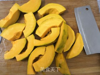 桂花蜜淋南瓜的做法步骤：4