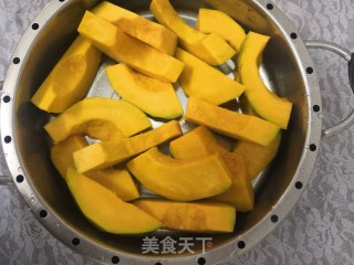 桂花蜜淋南瓜的做法步骤：5