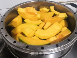 桂花蜜淋南瓜的做法步骤：6