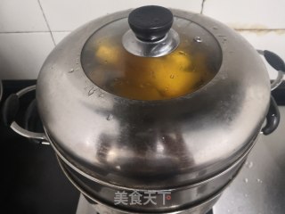 桂花蜜淋南瓜的做法步骤：7