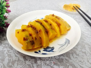 桂花蜜淋南瓜的做法步骤：9