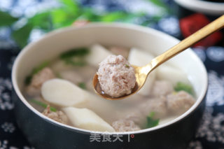 山药肉丸汤的做法步骤：8