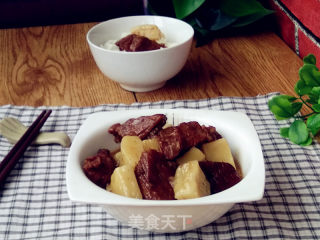 牛肉炖年糕的做法步骤：11