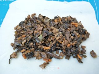 “ 肉食、荤菜 ”梅干菜肉馅饼的做法步骤：11