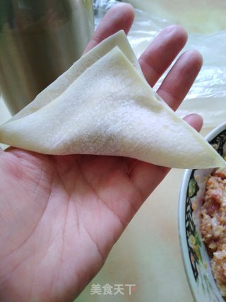 官官抄手“香菇，胡萝卜肉馅儿”的做法步骤：9