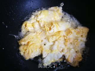 西红柿青椒炒鸡蛋的做法步骤：6